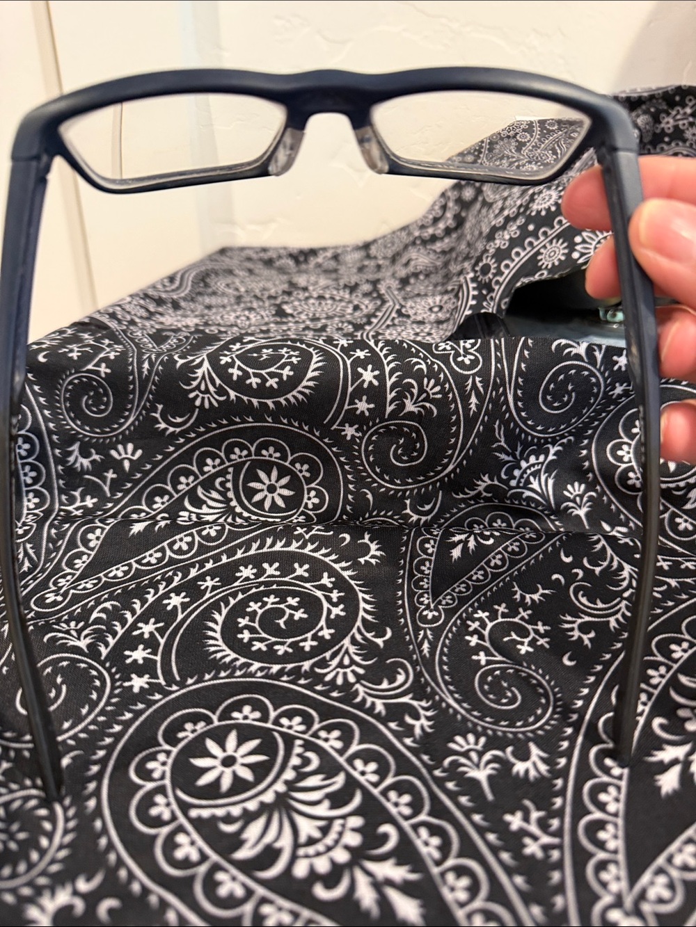 Oakley Navy Blue Rectangular Eyeglasses - Picture 5 of 6